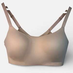 SMOOTHEZ by Aerie Seamless Bra-ish Wireless Bralette in shade “Beach Dune” Large